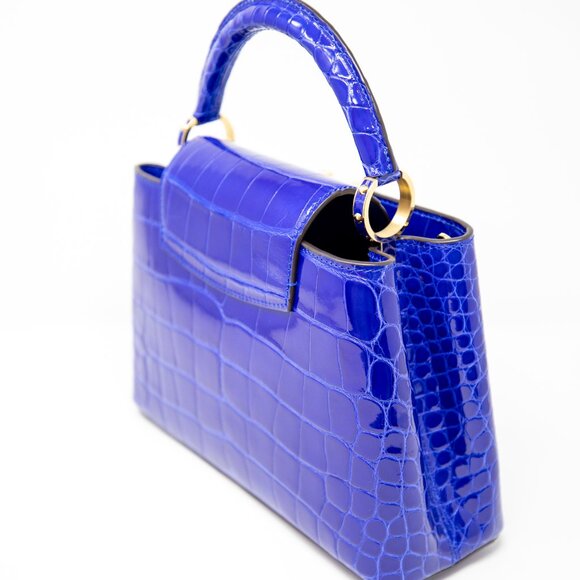 Louis Vuitton BNIB Capucines BB Bag- Santorini Blue exotic leather - Picture 8 of 16